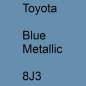 Preview: Toyota, Blue Metallic, 8J3.